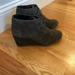 Army green booties